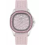 Philipp Plein Damenuhr PWTAA0123 38mm Quarzuhr mit schwarzem Silikonarmband