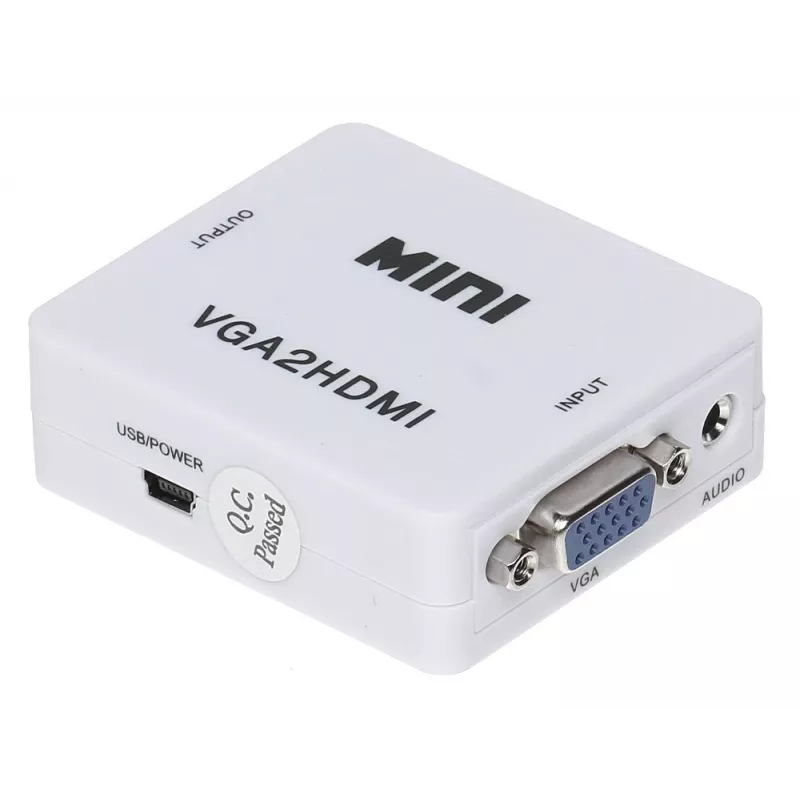 DELTA VGA+AU/HDMI-ECO VGA-zu-HDMI-Konverter mit Audio