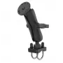 RAM MOUNTS C Size Medium Double Socket Arm, Schwarz, 5,69 inch Gesamtlänge
