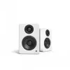 KANTO AUDIO YU2MW-CG Aktiv-Bookshelf-Lautsprecher mit USB-DAC und 3,5-mm-AUX - Mattweiß (inkl. Netzkabel Typ C & G)