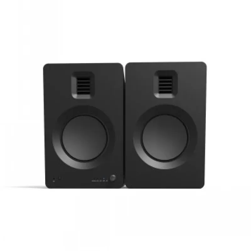 KANTO AUDIO TUKMB-FG Premium Aktivlautsprecher mit Kopfhörerausgang, USB-DAC, integriertem Phono-Vorverstärker, Bluetooth, Matt Schwarz (inkl. Netzkabel Typ F & G)
