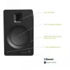 KANTO AUDIO TUKMB-FG Premium Aktivlautsprecher mit Kopfhörerausgang, USB-DAC, integriertem Phono-Vorverstärker, Bluetooth, Matt Schwarz (inkl. Netzkabel Typ F & G)