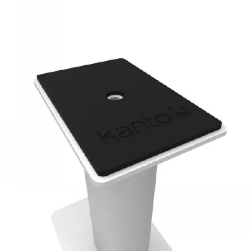 Kanto Audio 9 Universal Desktop Speaker Stand, Weiß (Paar)