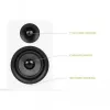 KANTO AUDIO YUP4W Passive Regallautsprecher Paar - Weiß