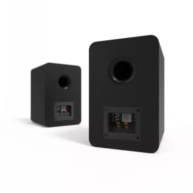 KANTO AUDIO YUP6 Passive Regallautsprecher Paar - 1 inch Seidenkalotten-Hochtöner & 5,25 inch Kevlar-Tieftöner - Schwarz