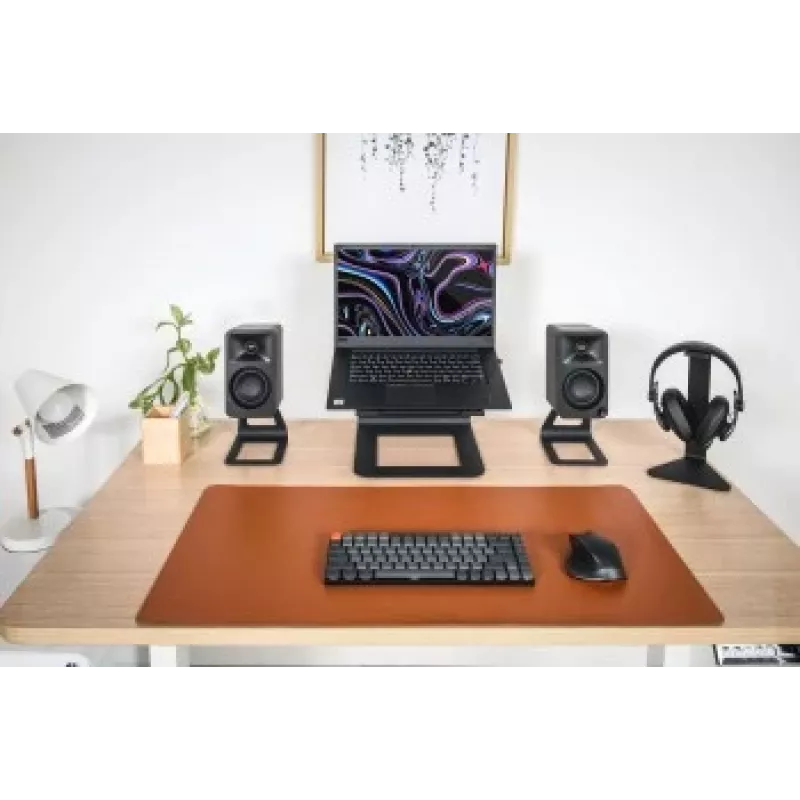 KANTO AUDIO 100W Powered Reference Desktop Speakers mit Bluetooth - Schwarz, Paar (inkl. USB-C-Netzkabel)