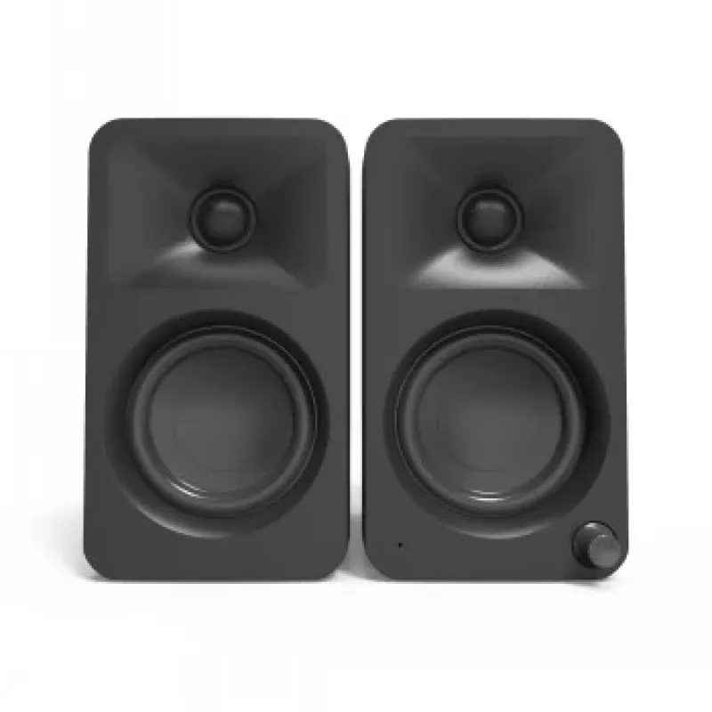 KANTO AUDIO 100W Powered Reference Desktop Speakers mit Bluetooth - Schwarz, Paar (inkl. USB-C-Netzkabel)