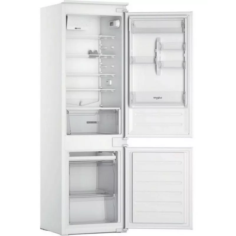 Whirlpool WHC18D011B1 Einbau-Kühl-Gefrierkombination, 275 L, Energieklasse F, Low Frost, Schwarz