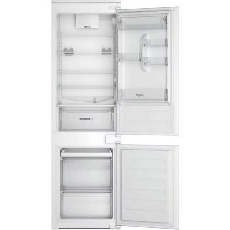 Whirlpool WHC18D011B1 Einbau-Kühl-Gefrierkombination, 275 L, Energieklasse F, Low Frost, Schwarz