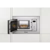 Candy MIC 201 EX Einbau-Mikrowelle mit Grill, 20L, 800W, Edelstahl/Schwarz