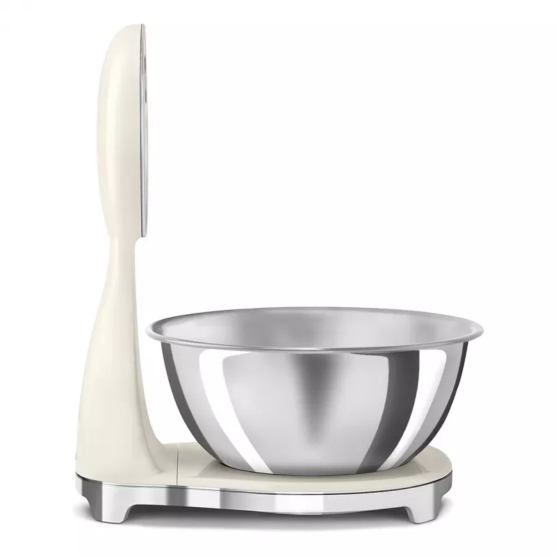 SMEG Analog- und Digital-Küchenwaage Creme KSF01CRWW