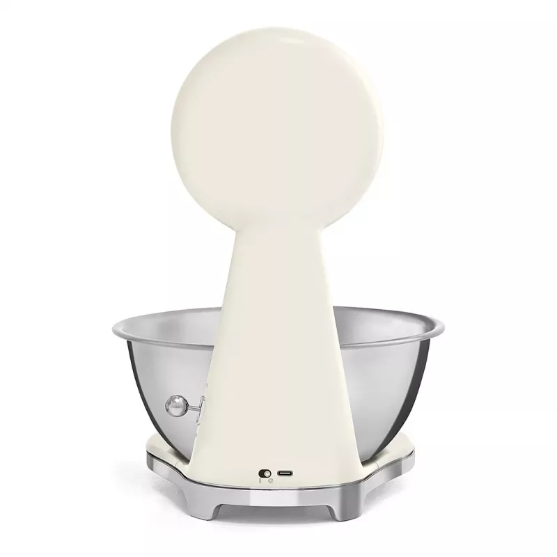 SMEG Analog- und Digital-Küchenwaage Creme KSF01CRWW