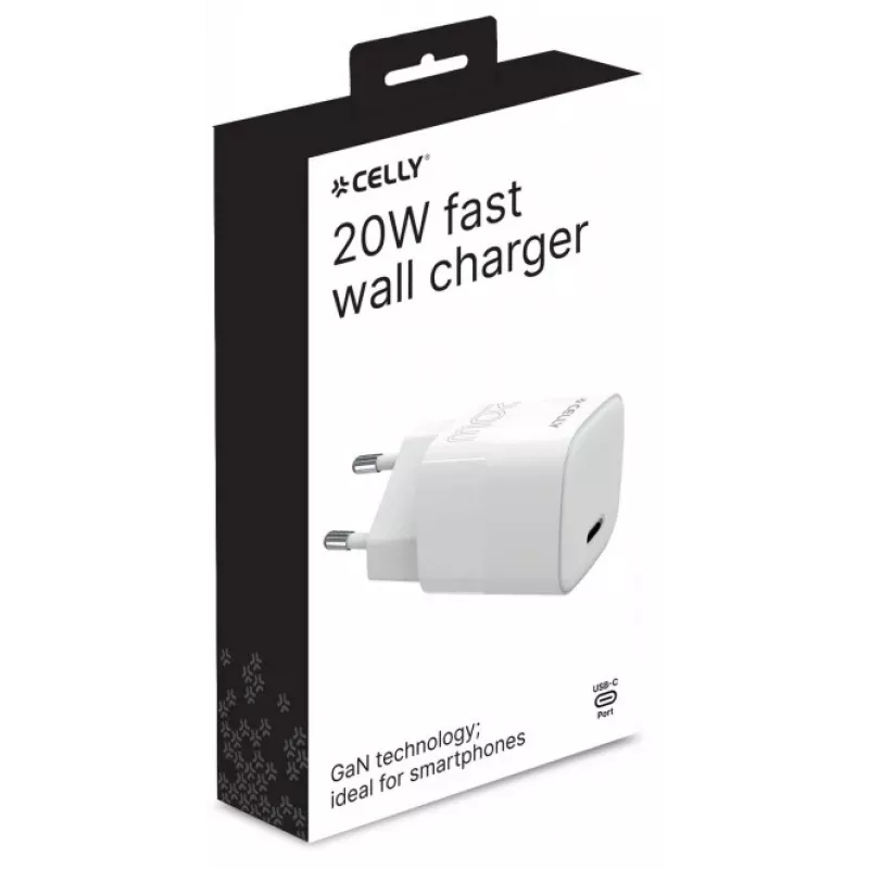 CELLY TC1USBC20WEVOWH USB-C-Netzteil 20W Weiß