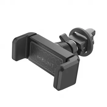 CELLY Mount Vent 360 Auto-Halterung - Universelle Smartphone Lüftungshalterung mit 360° Drehung - Schwarz