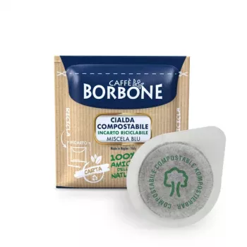 Caffè Borbone Miscela Blu 44mm ESE Kaffeepads 100er-Pack (je 7,2 g)