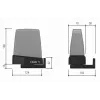 CAME KRX1FXSW Weiße LED-Warnblinkleuchte 24/230V (806LA-0020)
