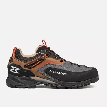Garmont Akron GTX Via Ferrata Schuhe - Dach Brown/Tango Red (EU 44,5)