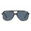 Ray-Ban Hawkeye Sonnenbrille RB2198 1333485 Transparent Braun Gestell Braun Verlauf Gläser 56mm