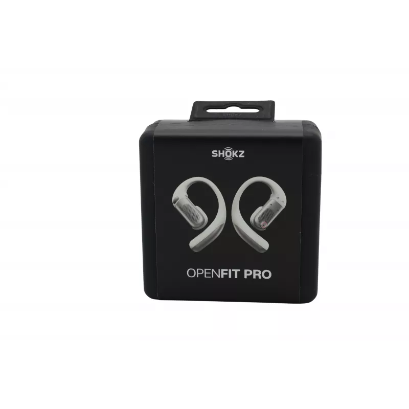 Shokz OpenFit Pro Weiß - Open-Ear True Wireless Ohrhörer mit DirectPitch-Technologie, Bluetooth 5.3, IP54, 28h Akku