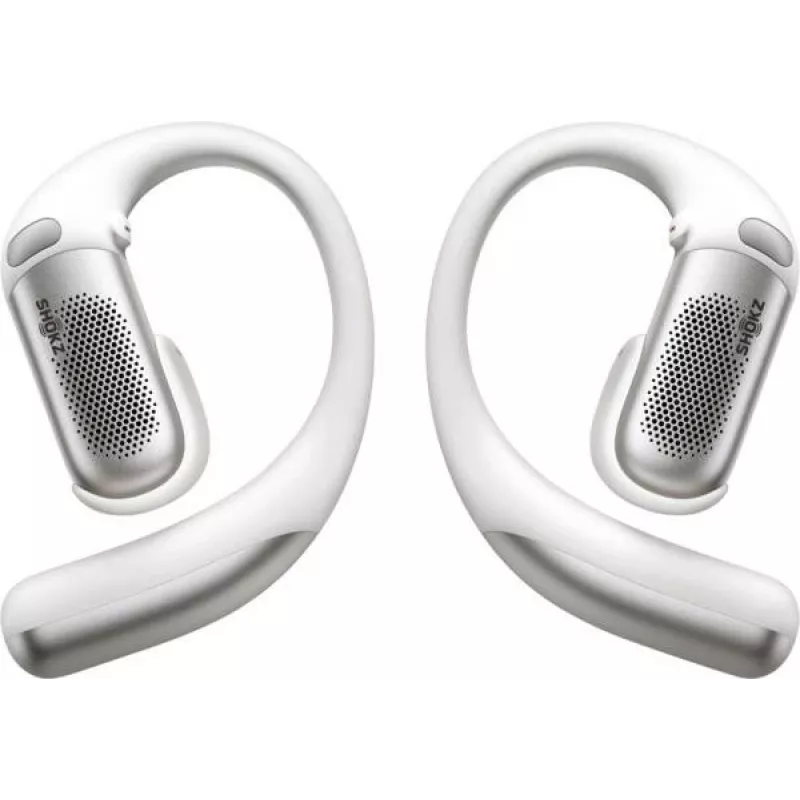 Shokz OpenFit Pro Weiß - Open-Ear True Wireless Ohrhörer mit DirectPitch-Technologie, Bluetooth 5.3, IP54, 28h Akku