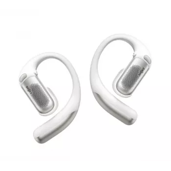 Shokz OpenFit Pro Weiß - Open-Ear True Wireless Ohrhörer mit DirectPitch-Technologie, Bluetooth 5.3, IP54, 28h Akku