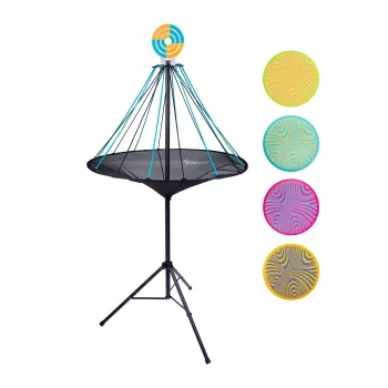 Waboba Hitman Flying Disc Target Game mit Korb