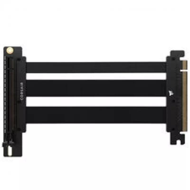 Corsair Premium PCIe 5.0 Riser Cable, 175 mm, x16 Interface - Schwarz