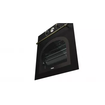 TEKA Backofen STD HRB 6300 AT Einbau-Multifunktionsbackofen 70L A+ Edelstahl Schwarzglas