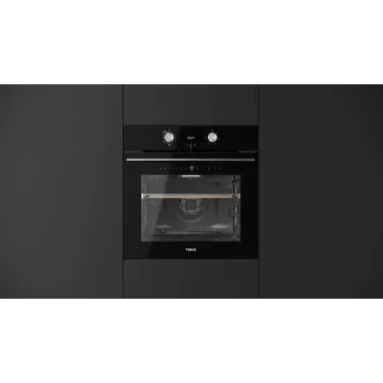 Teka HLB 8510 P 70 L Black Einbau-Multifunktions-Pyrolyse-Backofen
