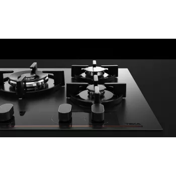 TEKA GBC 75-G1 Gaskochfeld, 5 Brenner, Schwarz, Einbau, Erdgas/Flüssiggas