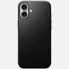 Nomad Modern Leather Case für iPhone 16 Plus - Schwarz