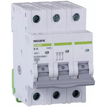 Noark Ex9BN 3P B20 Leitungsschutzschalter 6kA, B-Charakteristik, 20A, 3-polig