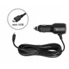 NAVITEL Mini-USB Auto-Ladegerät für Zigarettenanzünder, 12V/24V, 2A, 10W, 1,2m Kabel, Schwarz