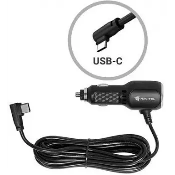 NAVITEL USB-C Autoladegerät 18W PD QC 3.0 Schnellladung Schwarz