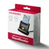 AXAGON CRE-SM4NC USB-C Smart Card Stand Reader - Schwarz