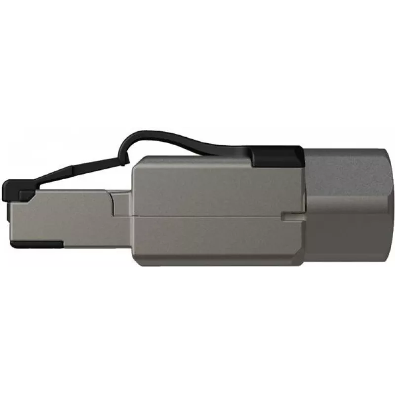 SOLARIX Industrial RJ45 Cat.6A STP Toolless Connector, 1 Stück, Schwarz/Silber