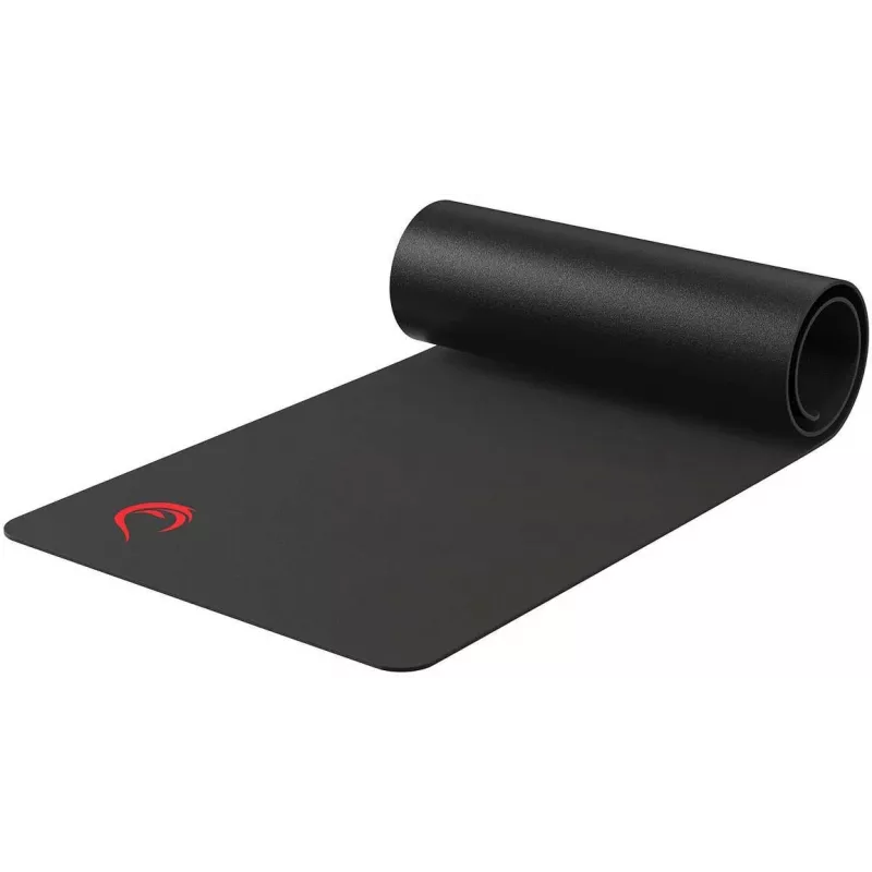 Rampage Pulsar XL Gaming Desk Mat 30x80cm, Tastatur- und Mauspad, Schwarz, genähte Kanten
