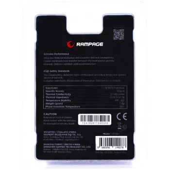 Rampage Termopad XTP-002 Wärmeleitpad 31×50×0,2mm PTM