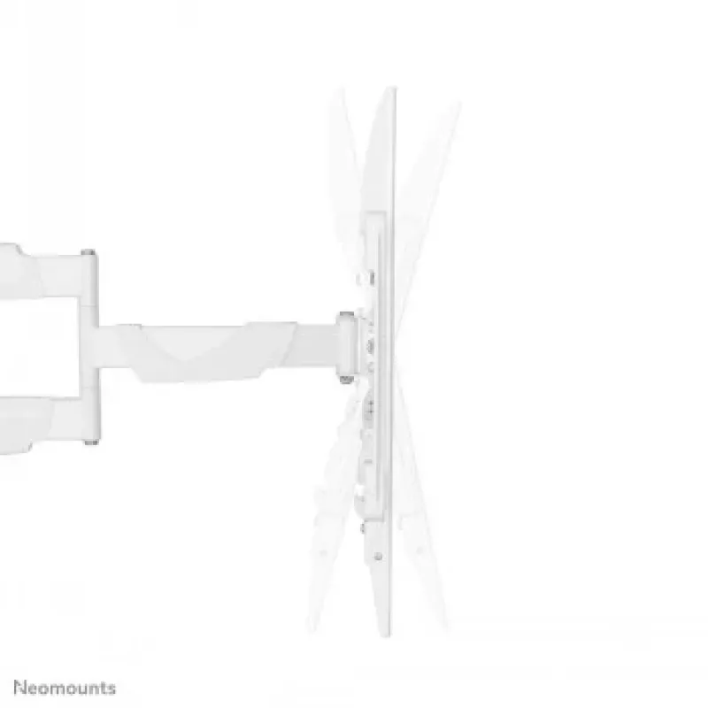 NEOMOUNTS NM-W460WHITE Flachbildschirm-Wandhalterung (Neigen & Schwenken) für 32-65 Zoll Fernseher, 35 kg Tragfähigkeit, Schwarz