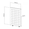 NewStar Media Player Halterung für NS-WMB200/WMB300 Menu Board Serie - Schwarz