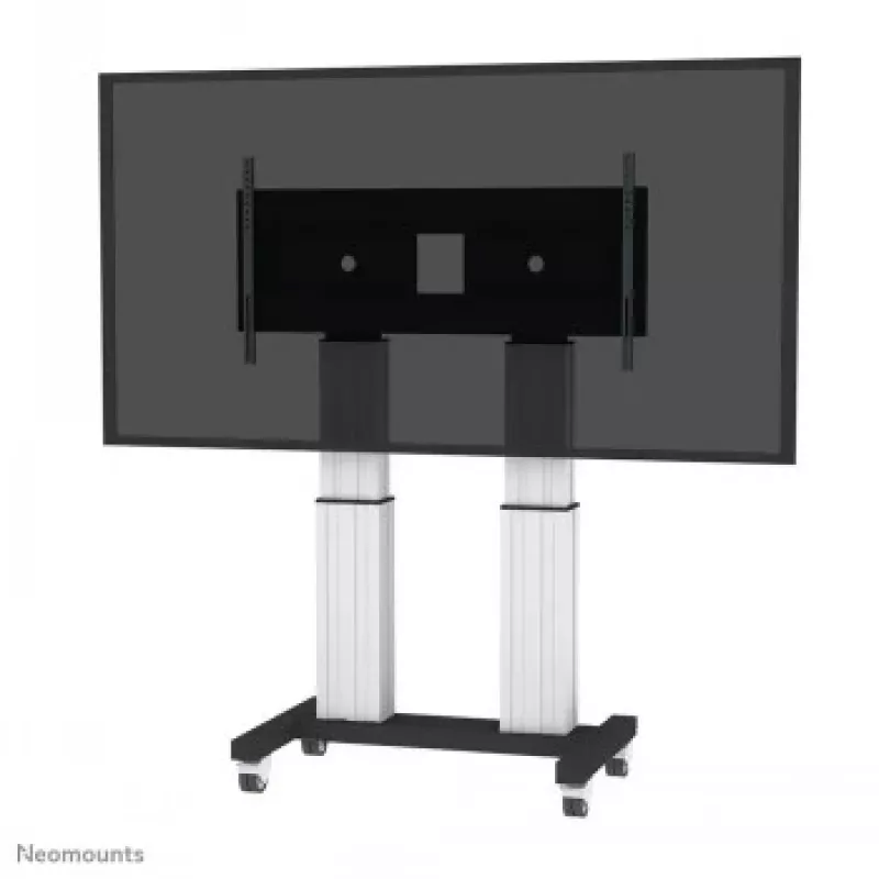 NEOMOUNTS NEWSTAR Motorisierter mobiler Bodenständer für 70-120 inch Bildschirme, VESA 300x200 bis 1200x600, Silber