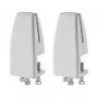 Neomounts Tischklemme für NS-GLSPROTECT Serie - 8-25 mm Tischstärke - 2er-Set, Weiß