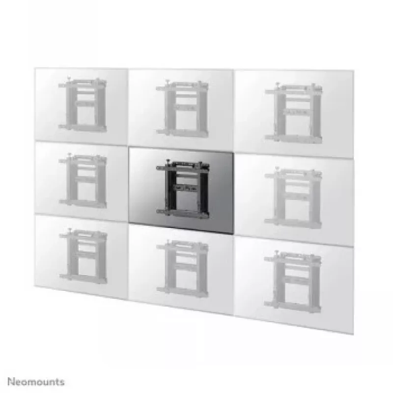 NEOMOUNTS BY NEWSTAR Wandhalterung für Videowand (Ausziehbar, Abschließbar, Hoch- & Querformat, Stützfuß)