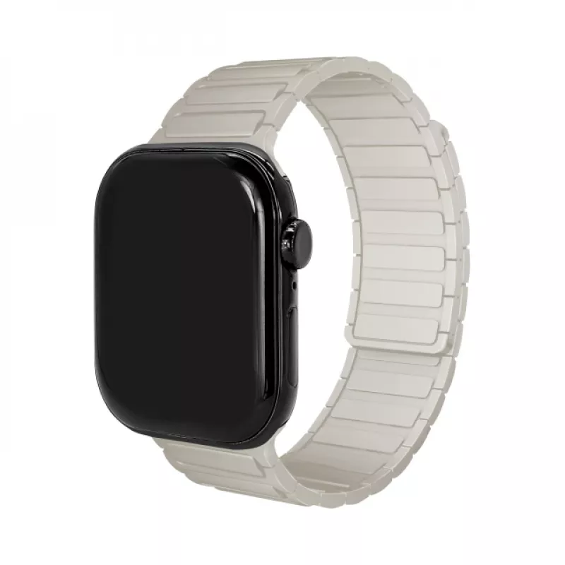 Mobilize Silikon Armband - Magnetisch - für Apple 38/40/41 mm - Starlight