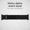 Mobilize Nylon Watch Band - Alpine - Black Connector - for Apple 38/40/41mm - Black