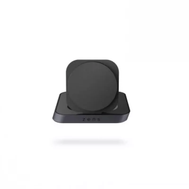 ZENS Magnetic Nightstand Charger - 20W Wireless Charging Stand für iPhone und AirPods (Schwarz)