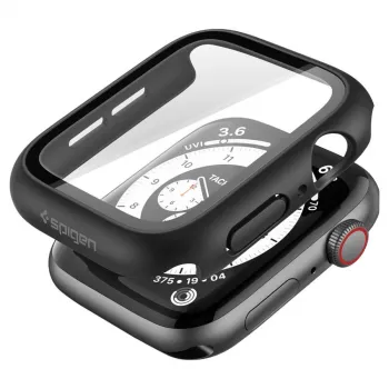 Spigen Thin Fit 360 Apple Watch 4 / 5 / 6 / SE 1 / 2 / 3 (44 mm) Schwarz