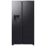 Samsung RS80F64KEFEO American Style Kühl-Gefrierkombination, 615L, Total No Frost, Wasser- und Eiswürfelspender mit Wasseranschluss, Edelstahl-Optik