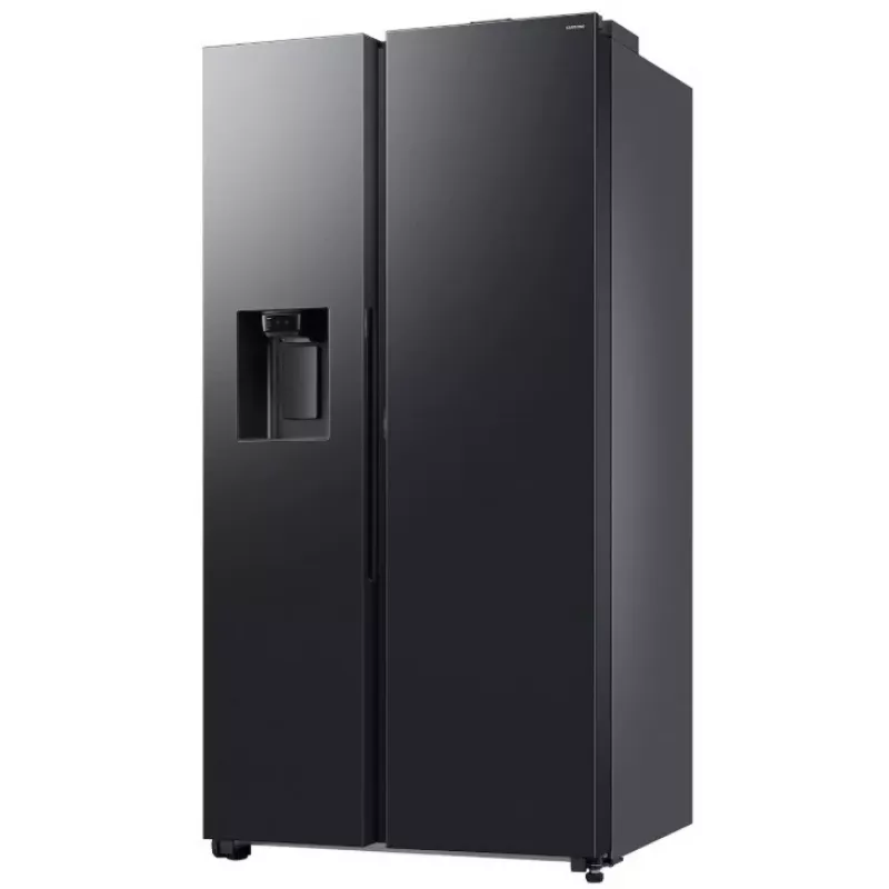 Samsung RS80F64KEFEO American Style Kühl-Gefrierkombination, 615L, Total No Frost, Wasser- und Eiswürfelspender mit Wasseranschluss, Edelstahl-Optik