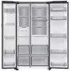 Samsung RS80F64KEFEO American Style Kühl-Gefrierkombination, 615L, Total No Frost, Wasser- und Eiswürfelspender mit Wasseranschluss, Edelstahl-Optik